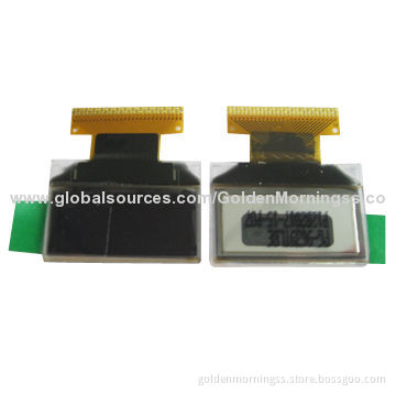 0.83-inch OLED Display Module, 96x39px Resolution, Blue Color in Black Background